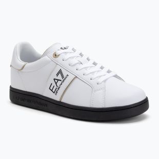 EA7 Emporio Armani Classic Logo бели/златни/черни обувки