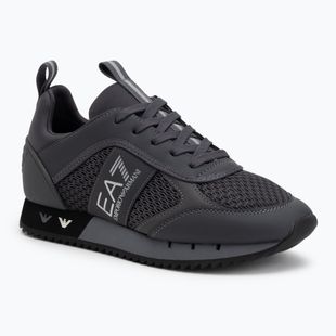 EA7 Emporio Armani Black & White Laces asphalt grey/silv.g7 обувки
