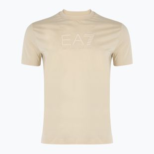 Мъжки EA7 Emporio Armani Visibility Cotton Crew тениска с бадемово мляко