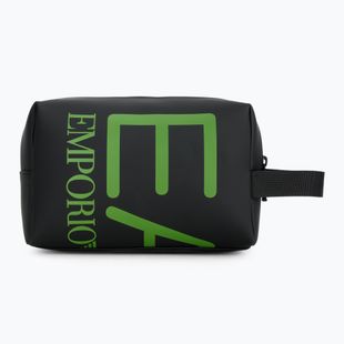 EA7 Козметична чанта Emporio Armani Train Beauty черна/наситено зелена