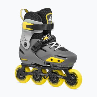 Детски ролкови кънки Rollerblade Apex Jr, въглен/жълт