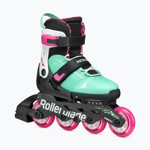 Детски ролкови кънки Rollerblade Microblade XT Jr черни/морски зелени