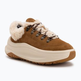 Дамски ботуши Moon Boot Moon247 City Shearling snow boots cognac