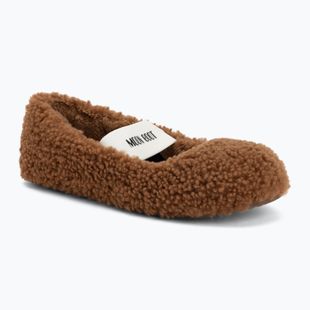 Дамски балерини Moon Boot Shearling Ballerina коняк