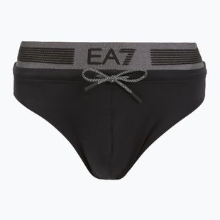 Мъжки бански EA7 Emporio Armani Logo Tape Brief black