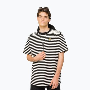 Мъжка тениска Kaotiko M/C Rayas Corazon black