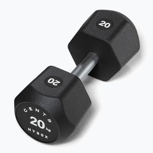 Дъмбел/Гира Centr Urethane Dumbbell Centr x Hyrox 20 kg black