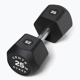 Дъмбел Centr Urethane Dumbbell Centr x Hyrox 25 kg black