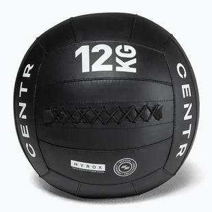 Медицинска топка CENTR Wall Ball Centr x Hyrox 12 kg black