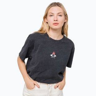 Дамска тениска Kaotiko Washed Moon Sphynx black