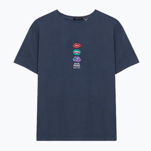 Мъжка тениска Kaotiko Washed Mouth Colors navy
