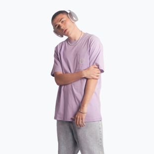 Мъжка тениска Kaotiko Pocket Flower Society mallow