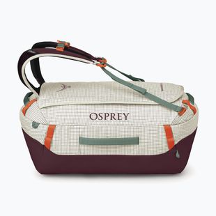 Пътна чанта Osprey Transporter Duffel 40 l mystery white/moody burgundy