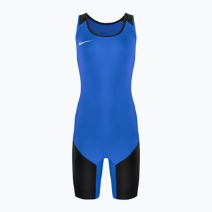 Дамски борцов трико Nike Weightlifting Singlet royal/black