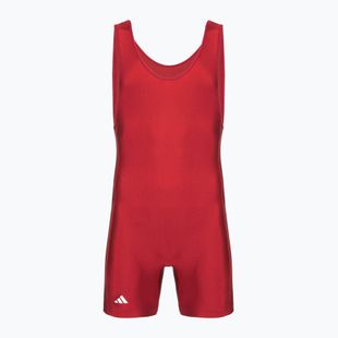 Мъжки гащеризон adidas 3 Stripe Singlet red/white