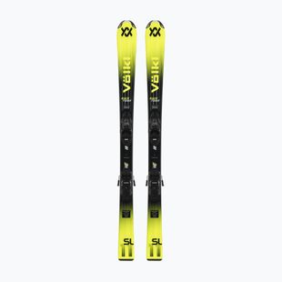 Детски пистови ски Völkl Racetiger Jr Yellow + автомати 7.0 VMotion Jr 130-160 cm black