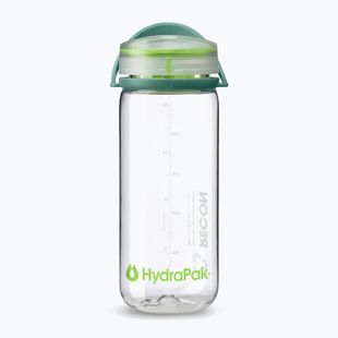 Туристическа бутилка HydraPak Recon 500 ml clear/evergreen lime