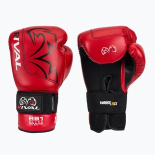 Боксови ръкавици Rival RB1 Ultra Bag 2.0 red