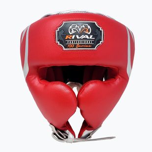 Боксьорска каска Rival RHG100 Professional Headgear red/silver/grey