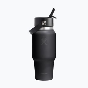 Термобутилка Hydro Flask Wide Flex Straw Travel 621 ml black