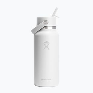 Термобутилка Hydro Flask Wide Flex Straw 946 ml white