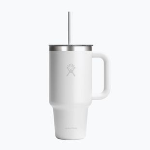 Термо чаша Hydro Flask Travel Tumbler Clear Lid white