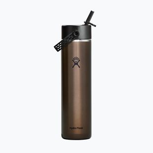 Термобутилка Hydro Flask Lightweight Wide Flex Straw 710 ml obsidian