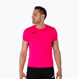 Мъжка тениска за бягане Joma Record II fluor pink