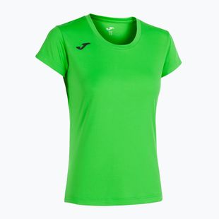 Дамска тениска за бягане Joma Record II fluor green