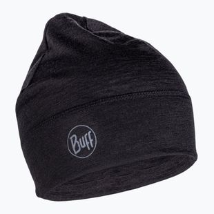 Czapka BUFF Олекотена шапка от мериносова вълна Solid czarna 113013.999.10.00