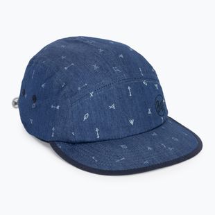 Детска шапка с козирка BUFF 5 Panel arrows denim/denim