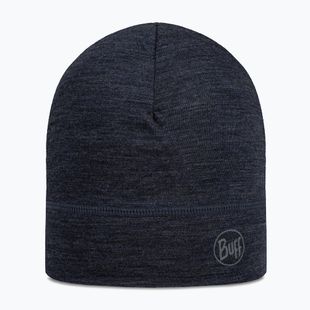 Зимна шапка BUFF Lightweight Merino Wool solid night blue