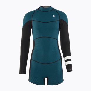 Hurley Advant Shorty Texture 2/2 mm Springsuit black/skyblue дамски скафандър
