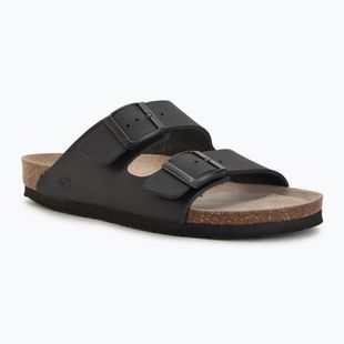 Дамски чехли Hawaii Oiled Leather black Genuins