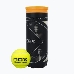 Топки за падел NOX Pro Titanium 3 pcs yellow