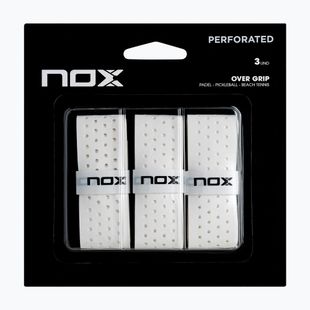 Грипове за падъл NOX Pro Perforated Overgrip 3 pcs. white