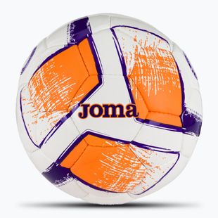 Joma Dali II футбол бяло/флуорово оранжево/лилаво размер 5