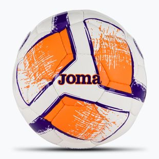 Joma Dali II футболна топка бяло/флуорово оранжево/лилаво размер 3