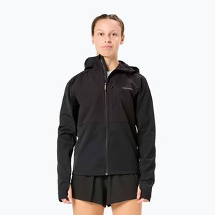 Дамско яке за бягане NNormal Active Warm svart/black