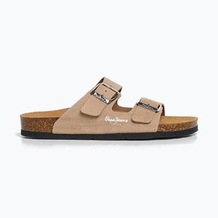 Pepe Jeans Oban Suede white дамски джапанки