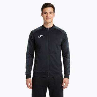Мъжки суитшърт за бягане Joma Elite XI Full Zip black/anthracite