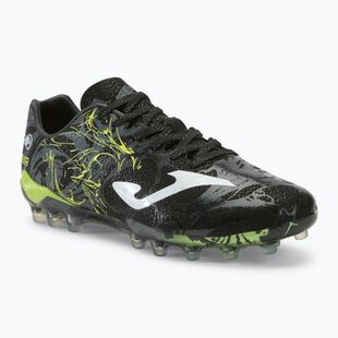 Мъжки футболни обувки Supercopa AG black/lemon fluor