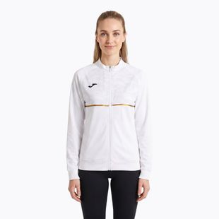 Дамски потник за бягане Joma Record III Full Zip бял