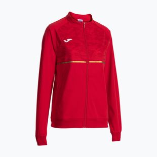Женски потник за бягане Joma Record III Full Zip червен