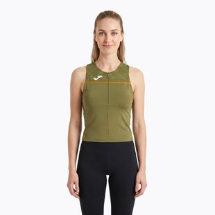 Дамска тениска за бягане Joma Record III Top в цвят каки