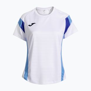 Дамска тениска за тенис Joma Montreal white/sky blue