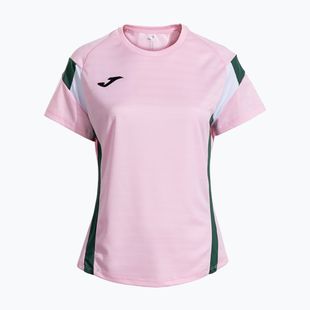 Дамска тениска за тенис Joma Montreal pink/green