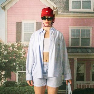 Дамска риза Kaotiko Stripes Dark People blue / white