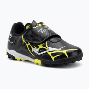 Детски футболни обувки Joma Super Copa Jr TF black / fluor yellow