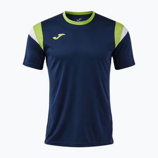 Мъжка тениска за тенис Joma Terra dark navy/lime